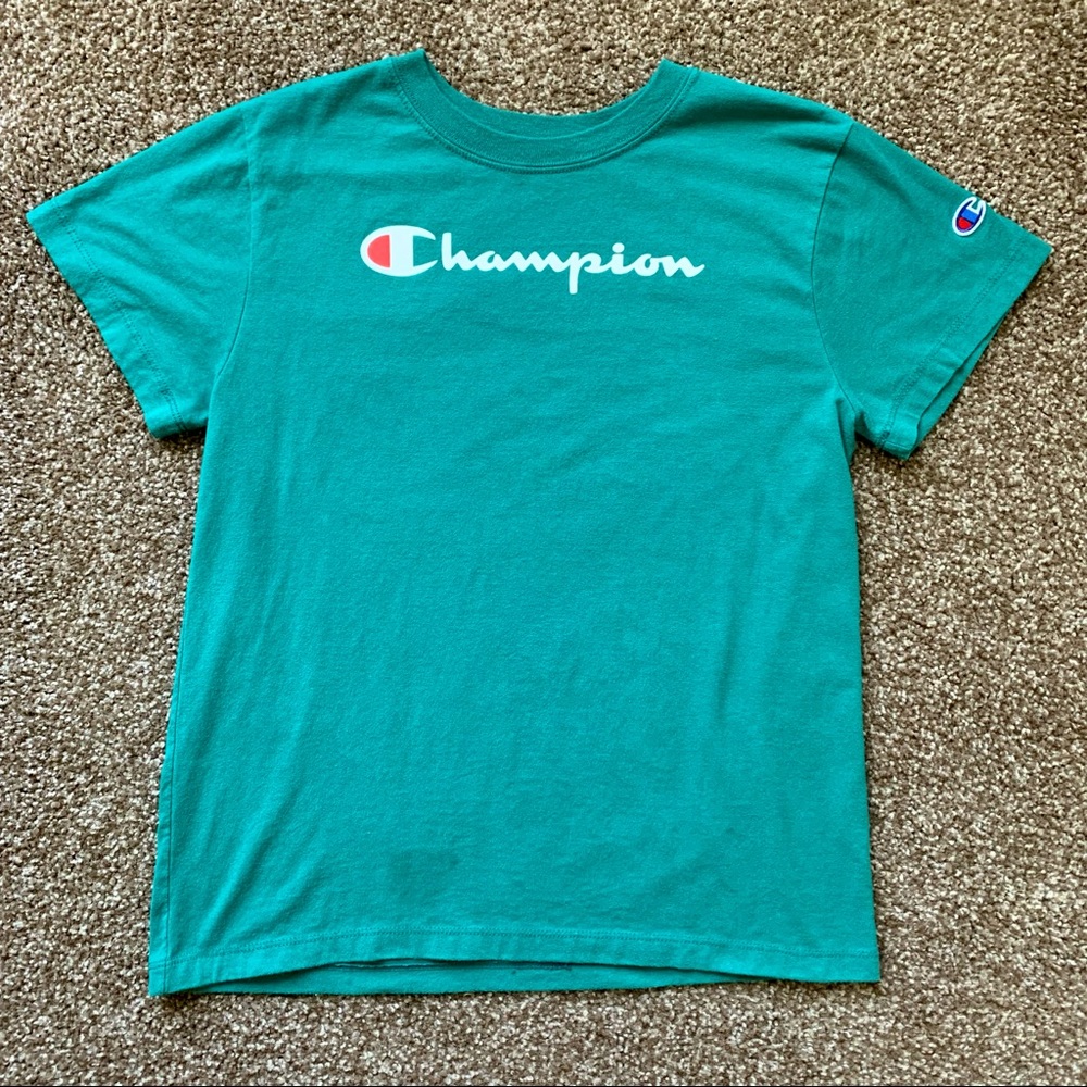 Champion Heritage Script Jersey Graphic T-Shirt